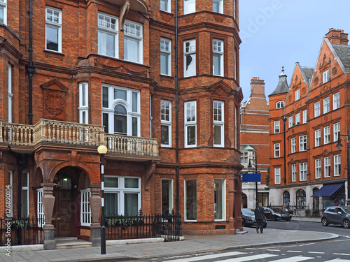 London Street With Elegant Old Apartment Buildings Buy This