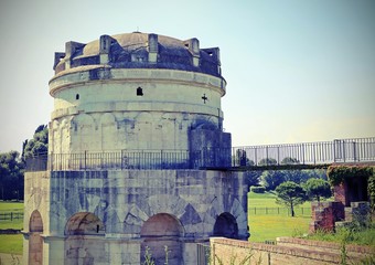 Mausoleum of Theodoric in the city of Ravenna