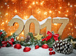 canvas print picture - Background for christmas and new year