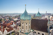 Looking down on Augsburg, seen from the Perlach Tower