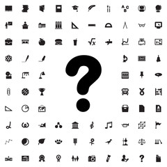 Poster - question icon illustration