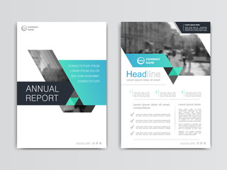 Canvas Print - Cover design annual report,vector template brochures