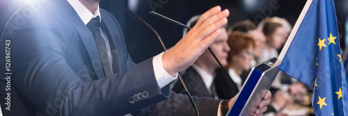 Fotomural Political on debate in european parliament