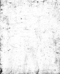 Abstract dust particle and dust grain texture on white background, dirt overlay or screen effect use for grunge background vintage style.