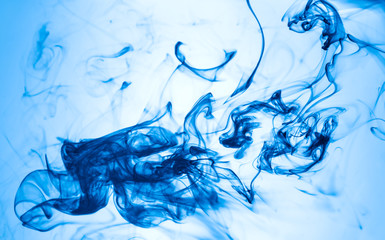 jetstream deep blue ink in water