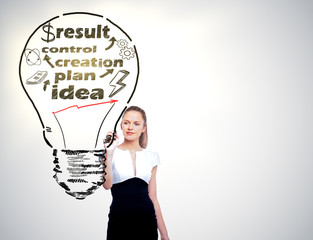 Aufkleber - Business process concept