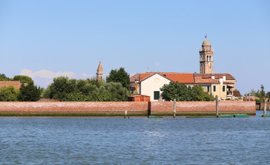 Wall Mural - Burano an island in the Venetian Lagoon near Venice in northern