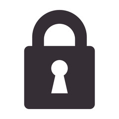 safe padlock security isolated icon vector illustration design