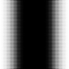 Poster - Vertical half tone pattern with dots - Monochrome halftone textu