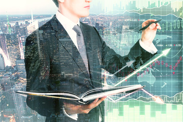 Aufkleber - Trading concept