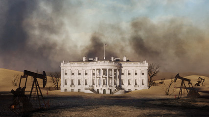 Fototapete - White House Climate Future 3