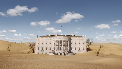 Fototapete - White House Climate Future 1