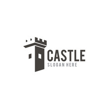 Castle Creative Logo Design Vector