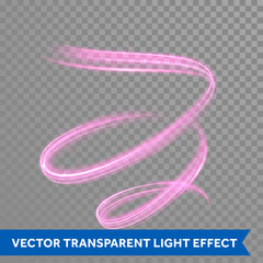 Aufkleber - Pink swirl spiral light painting effect