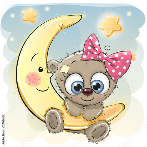 cute-cartoon-teddy-bear-girl