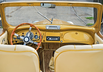 Wall Mural - Convertible yellow