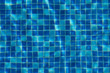 © deemwave - Blue swimming pool tile background