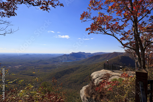 Fotografia, Obraz Caesars Head State Park in upstate South Carolina during the fall