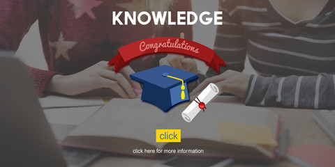 Poster - Graduation Knowledge Success Education Concept