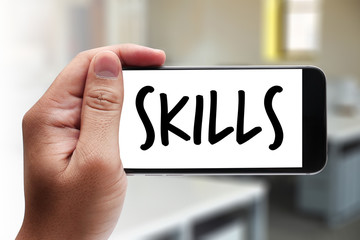 Aufkleber - SKILLS Artist Creative Graphic Skills Designer Illustrator Level