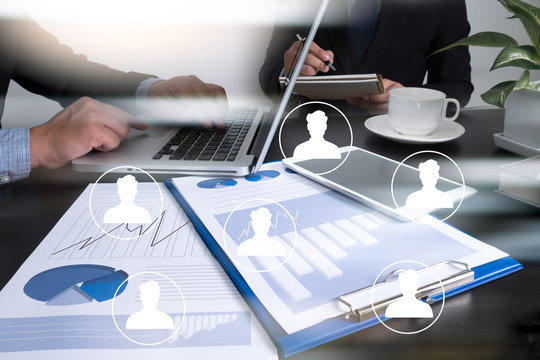 RESOURCES and Human Resources Business Profession Graphic