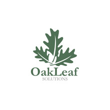 Oak Acorn Leaf Tree Concept Logo Icon