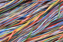 Colorful Electrical Cables And Wires