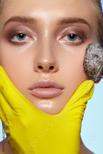 Fotografía Beautiful face with perfect skin