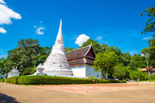 Phra That Chae Haeng Temple Is A Favourite Destination In Nan Province, Northern Of Thailand