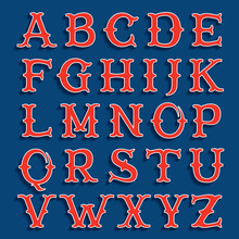 Sport Team Classic Style Font.
