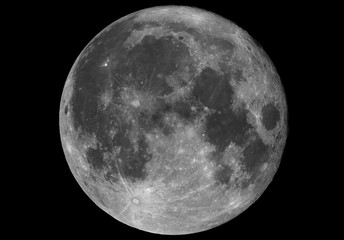 Wall Mural - 11-14-2016 - super moon event in full phase. taken by my telescope and cared by me in post productio