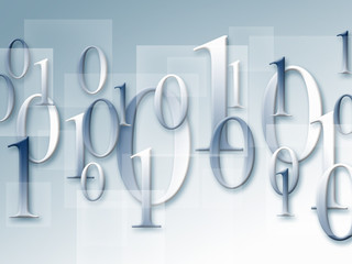 Background abstract binary code