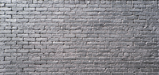 brick wall background painted silver