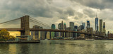 Fototapeta  - View to Manhattan from Brooklyn Bridge Park at sunset
