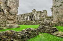 The Interior Walls Of Middleham Castle
