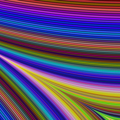 Poster - Multicolored abstract fractal background design