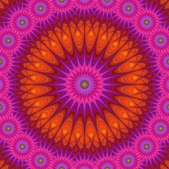 Poster - Mandala ornament design background vector
