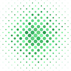 Poster - Green abstract dot pattern background