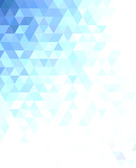 Aufkleber - Abstract triangle mosaic background design