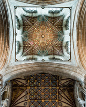 Peterborough Cathedral The Crossing Tower Ceiling