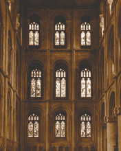 Peterborough Cathedral The North Transcept B HDR Sepia Tone