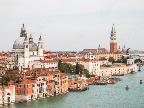 Fotografía Vistas aéreas de Venecia horizonte, Italia