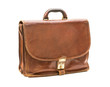 Old leather business suitcase - Vecchia borsa da lavoro in cuoi