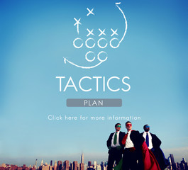 Poster - Tactics Strategy Planning Process Solution Vision Concept