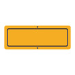 © Grgroup - Yellow road sign icon. Street information warning and guide theme. Isolated design. Vector illustration