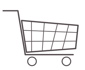 Poster - Shopping cart icon