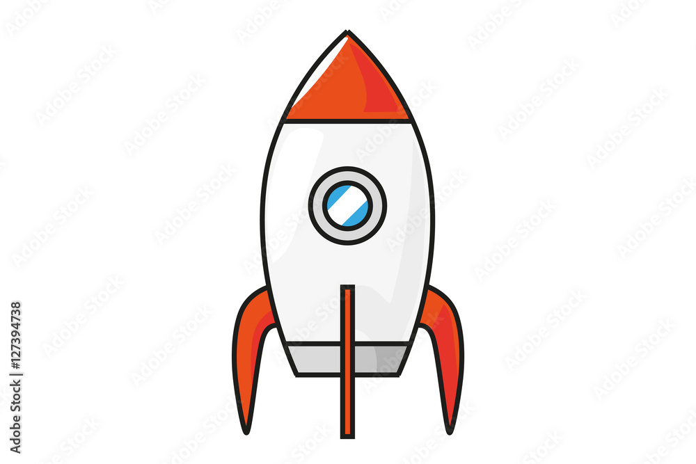 Rakete icon Stock Vector | Adobe Stock