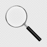 Fototapeta Psy - realistic magnifying glass vector