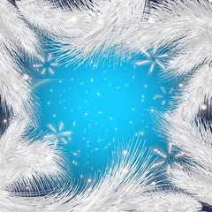 Naklejka na meble поздравительная открытка,белые узоры на синем