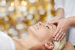 © Syda Productions - close up of woman having face massage in spa